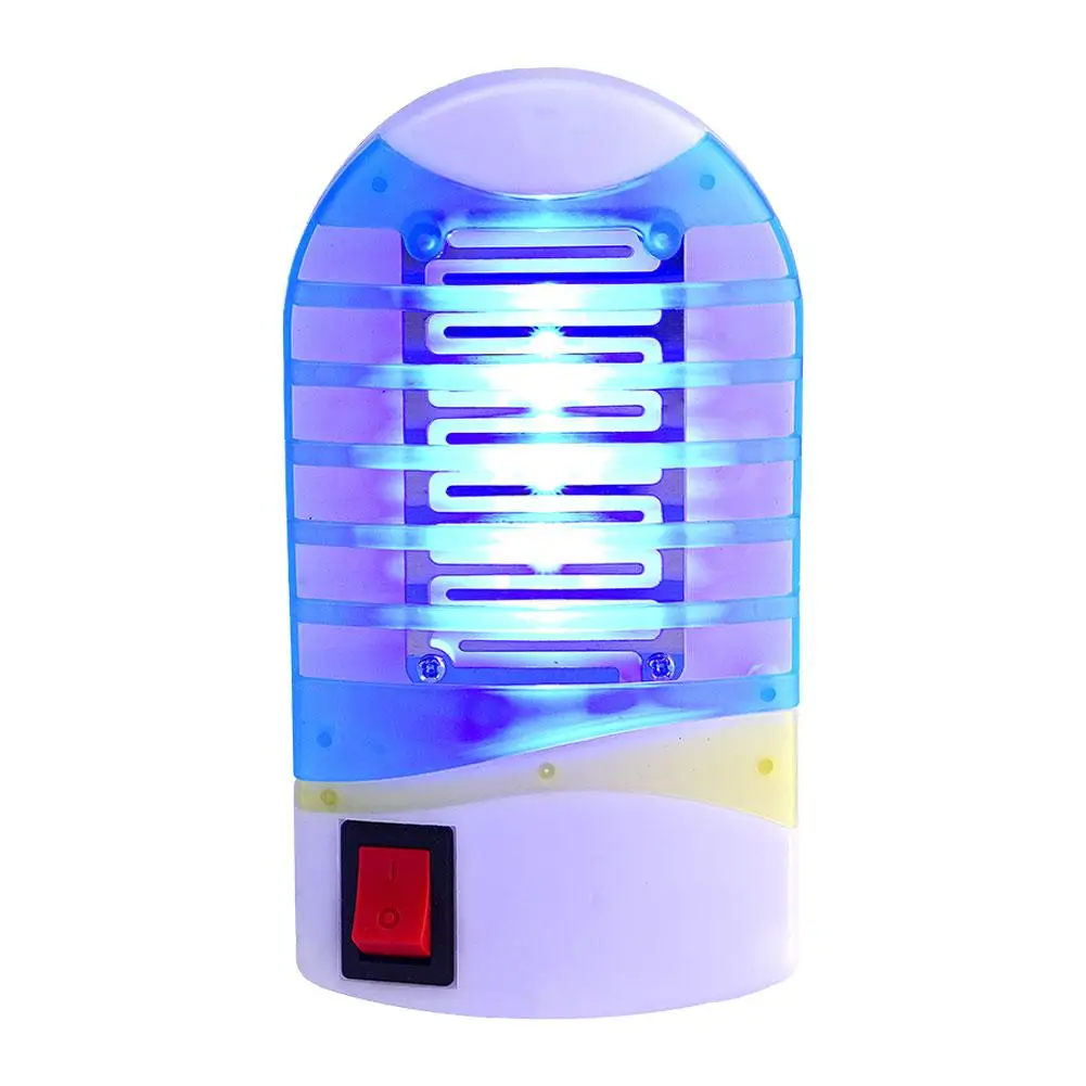 Estate Elettrico Zanzara Luce Verme Uccisione Luce Blu Trappola Zanzare Camera Da Letto Repellente Per Insetti Presa Zapper Lampada Da Notte SPINA