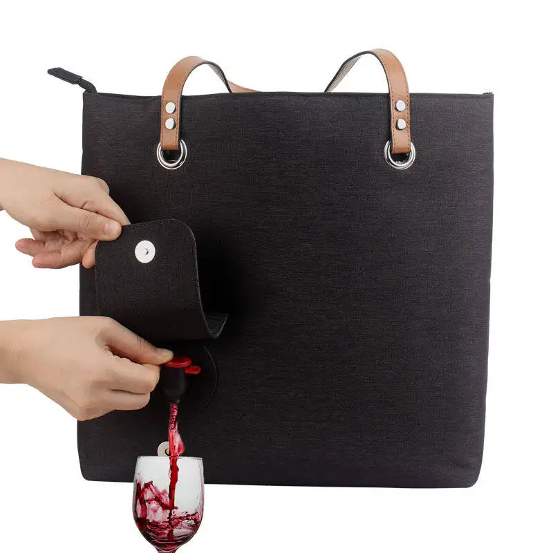 New Beach Red Wine Bag Portable Outdoor Camping Heat Insulation Ice Bag Christmas Red Wine Bag Ice Pack Travel Tous Pouch