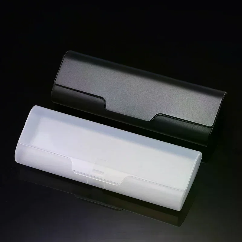 Frosted Plastic Transparent Glasses Case Simple Lightweight Sunglasse Case Storage Box Light Hard Plastic Box