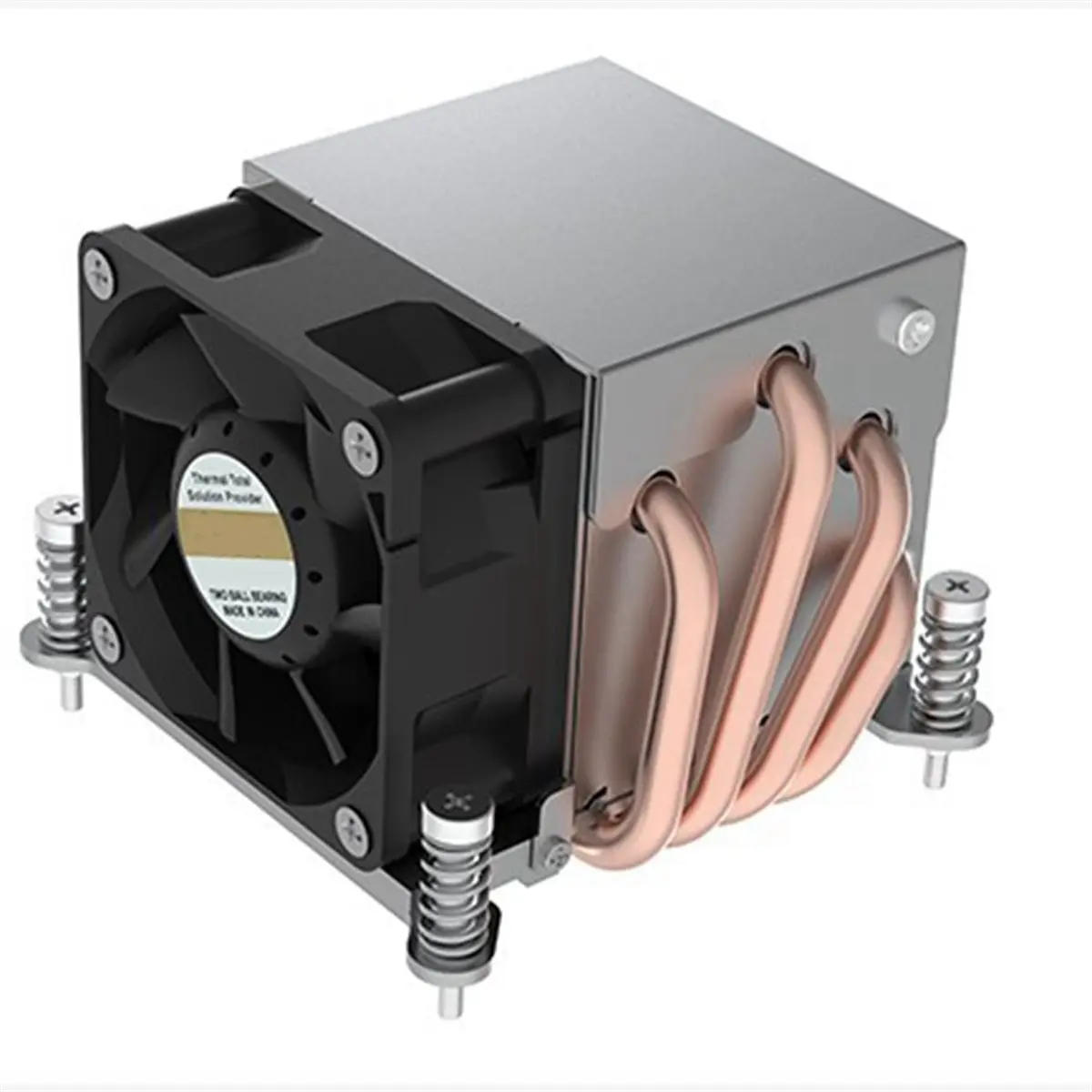 newA10R LGA1700-R63 2U CPU Cooler 4 Heat Pipes 78mm X 78mm Mounting Pitch Heat Sink Radiator for LGA 1700 Server Chassis