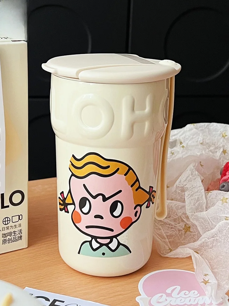 

Holoholo Cerc Inner Stainl Steel Insulated Coffee Cup Portable Latte Water Bottle Sweet Cone ape High Aesthetic Value