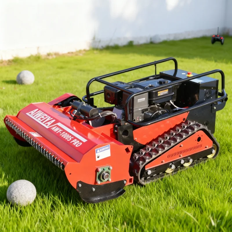 Customized Agricultural Smart Four-Stroke Flail Mower – CE EPA Zero-Turn Mini Remote Robot