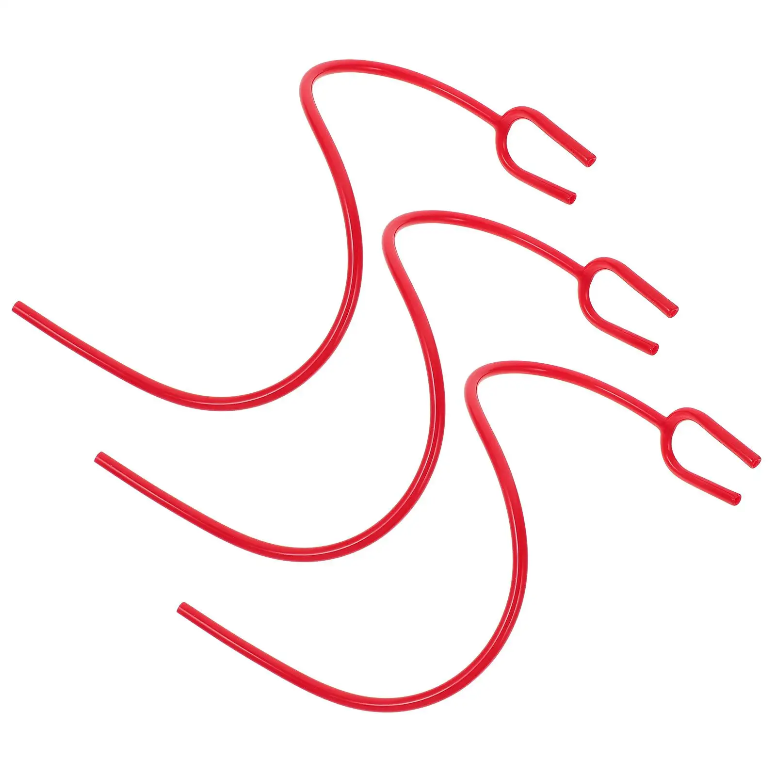 

3 Pcs Stethoscope Tube Replacement Tubing Extension for Stethoscopes Clear Sound Flexible Medical Teaching Tools