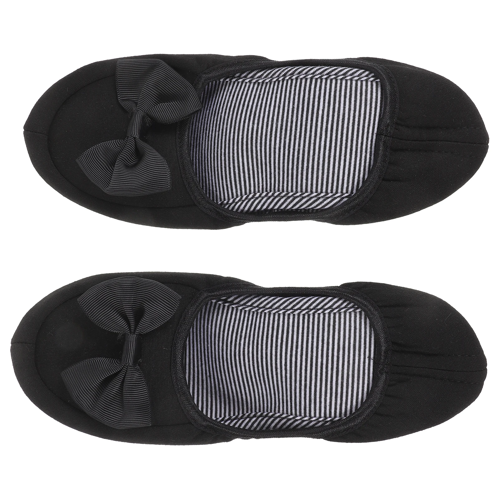 

Portable Folding Slippers 24 5cm Lightweight Durable Cotton Material Easy Clean Non Slip Women Travel Home Use Foldable Shoes