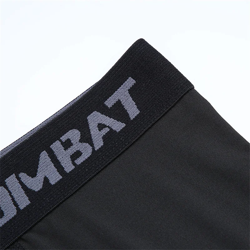 Men Compression Base Layer Running Tight Shorts Sport 3/4 Cropped Pant Leggings Gym Basketball Fitness Exercise Cycling Trousers