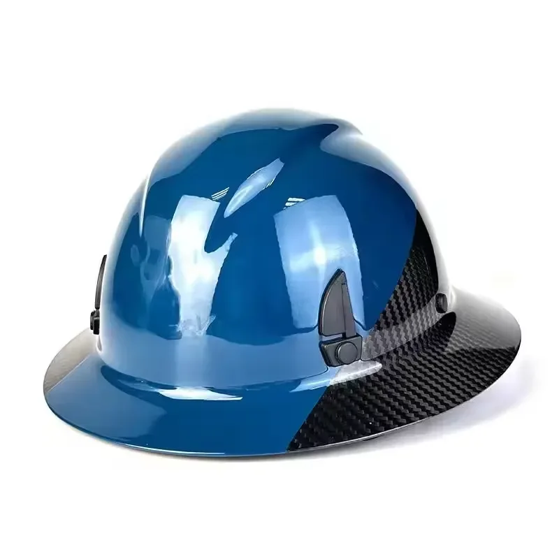 Industrial Carbon Fiber Safety Hard Hat with Impact Resistance