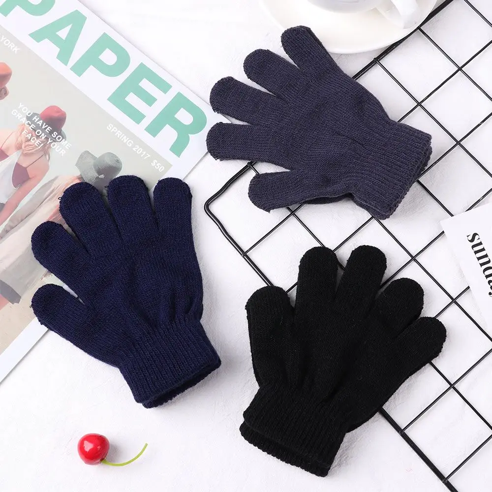 Winter Warm  Stretch Children Glove Knitted