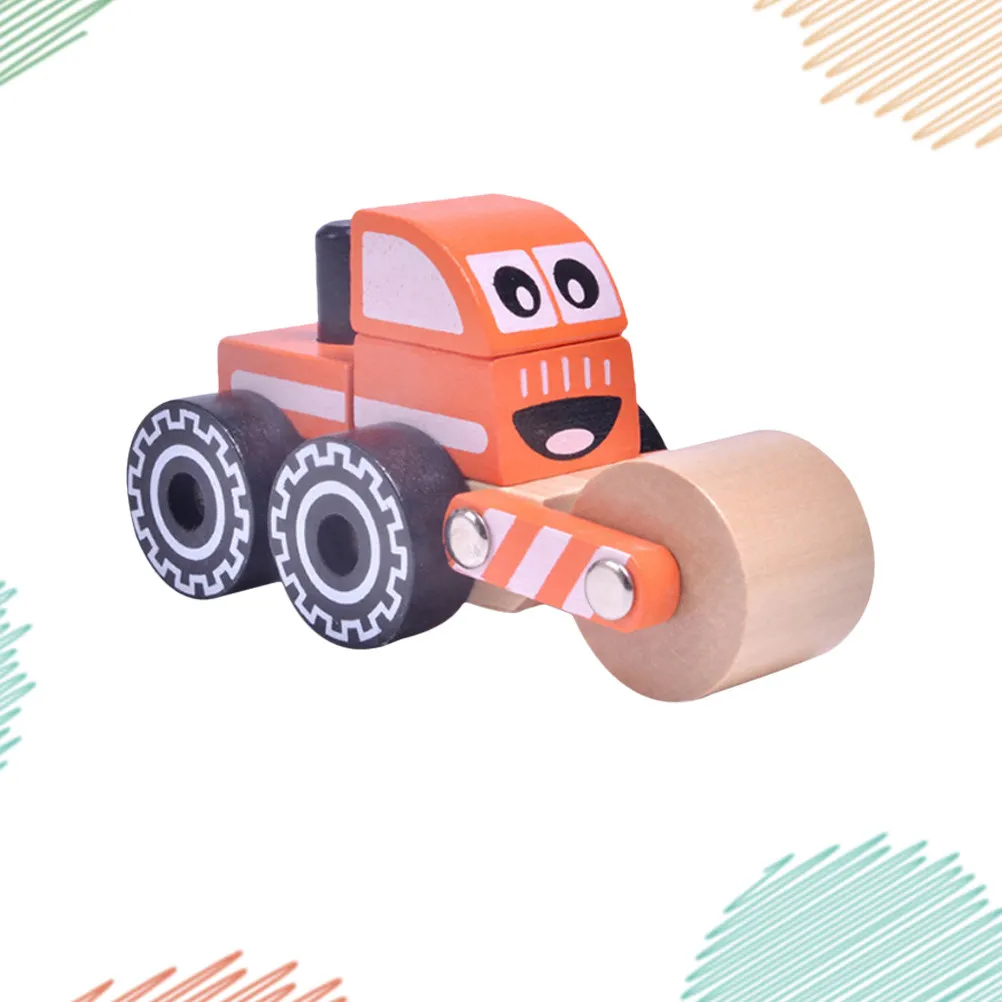 

Simulated Engineering Truck Wooden Construction Car Infant Mini Children Gift Cognitive Educational Vehicle