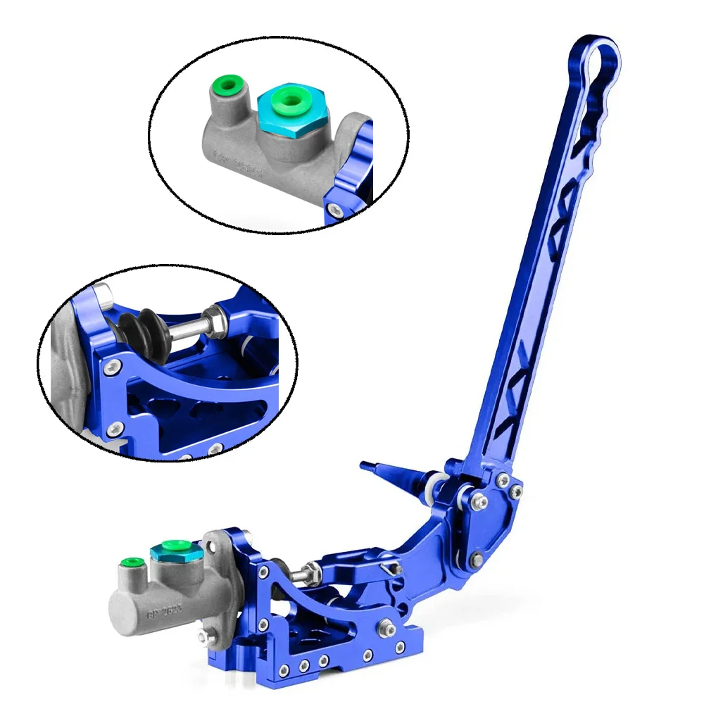 Zestaw hamulca ręcznego Racing Drifting Uniwersalny aluminiowy samochód Zmodyfikowany hydrauliczny hamulec ręczny Drift E-Brake Pionowa pozioma dźwignia rajdowa