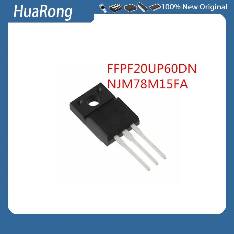 

20PCS/LOT FFPF20UP60DN F20UP60DN 78M15A NJM78M15FA TO-220F
