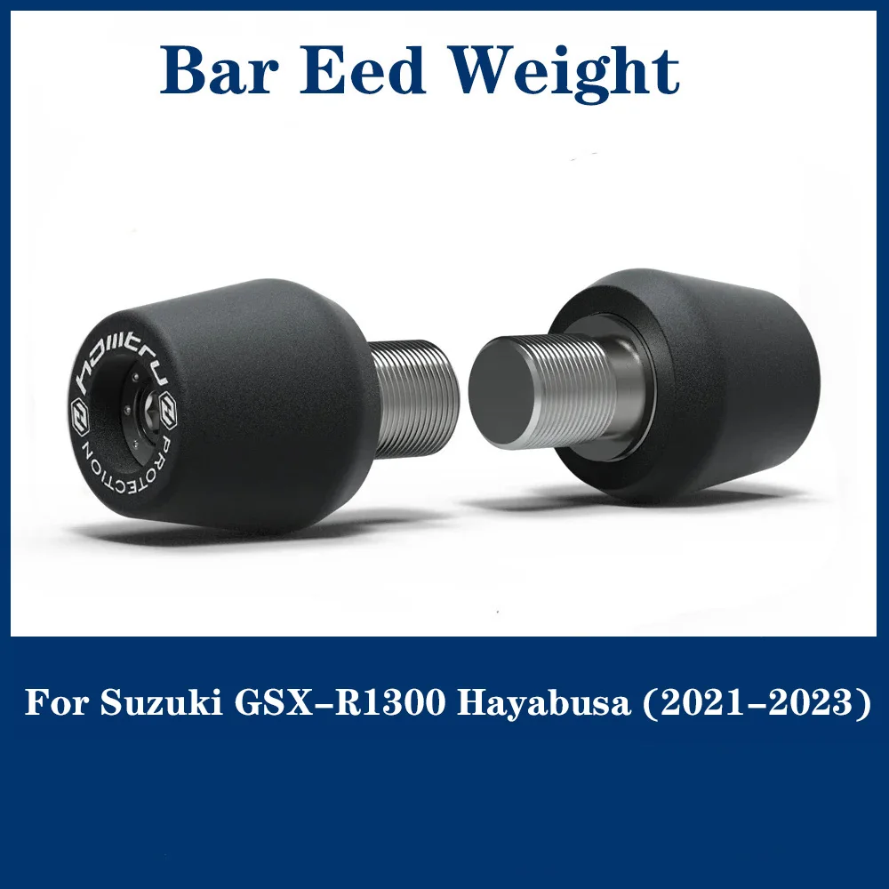 

For Suzuki GSX-R1300 Hayabusa 2021-2023 Motorcycle Handle Bar End Weight Grips Cap