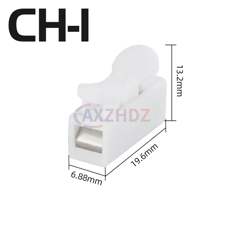20PCS CH-1 CH-2 CH-3 1P 2P 3P Spring Wire Quick Connector Electrical Crimp Terminals Block Splice Cable Clamp Easy Fit Led Strip