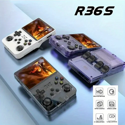 Consola De Juegos Retro Portátil R36S, Sistema Linux,