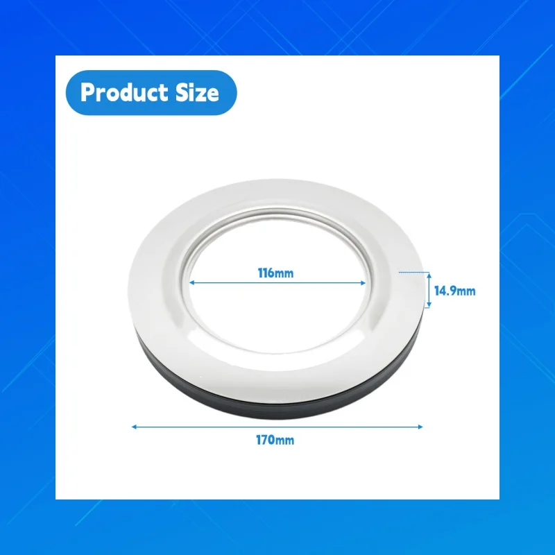 

DMHUI high-quality oil seals, with dimensions of 116x145x14.9mm,SS+NBR ,applicable to Poclain Motors oil sealsMS18, MG21 MGE18