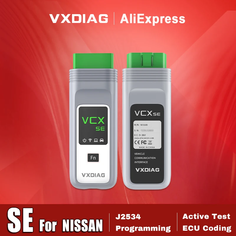 VXDIAG SE For Nissan Auto Scanner OBD2 Diagnostic Tool All System Active Test DOIP ECU Coding Programming Free Update