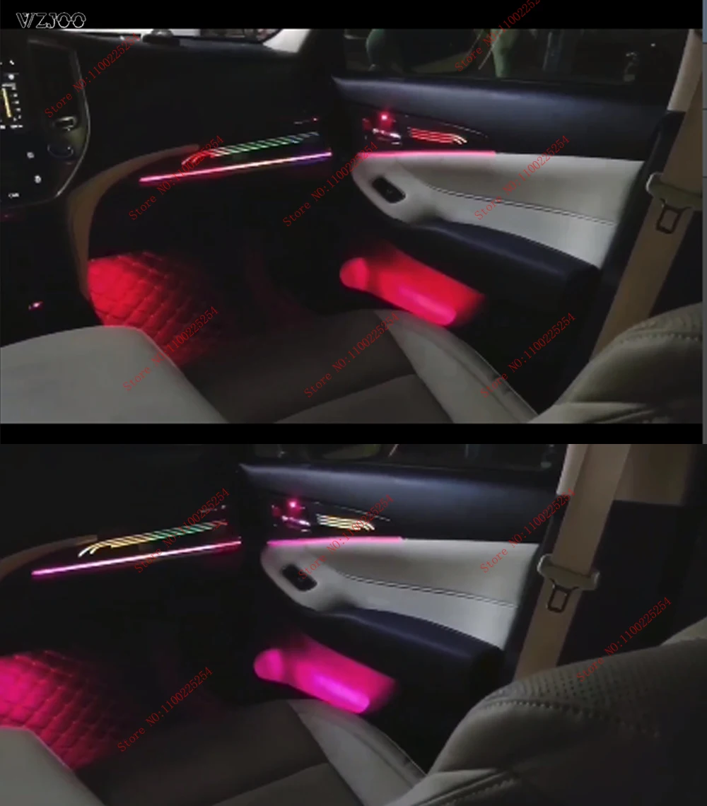 car interior light atmosphere ambient light for Toyota Crown 15-18 Symphony phantom dynamic water ambient light car interior mod