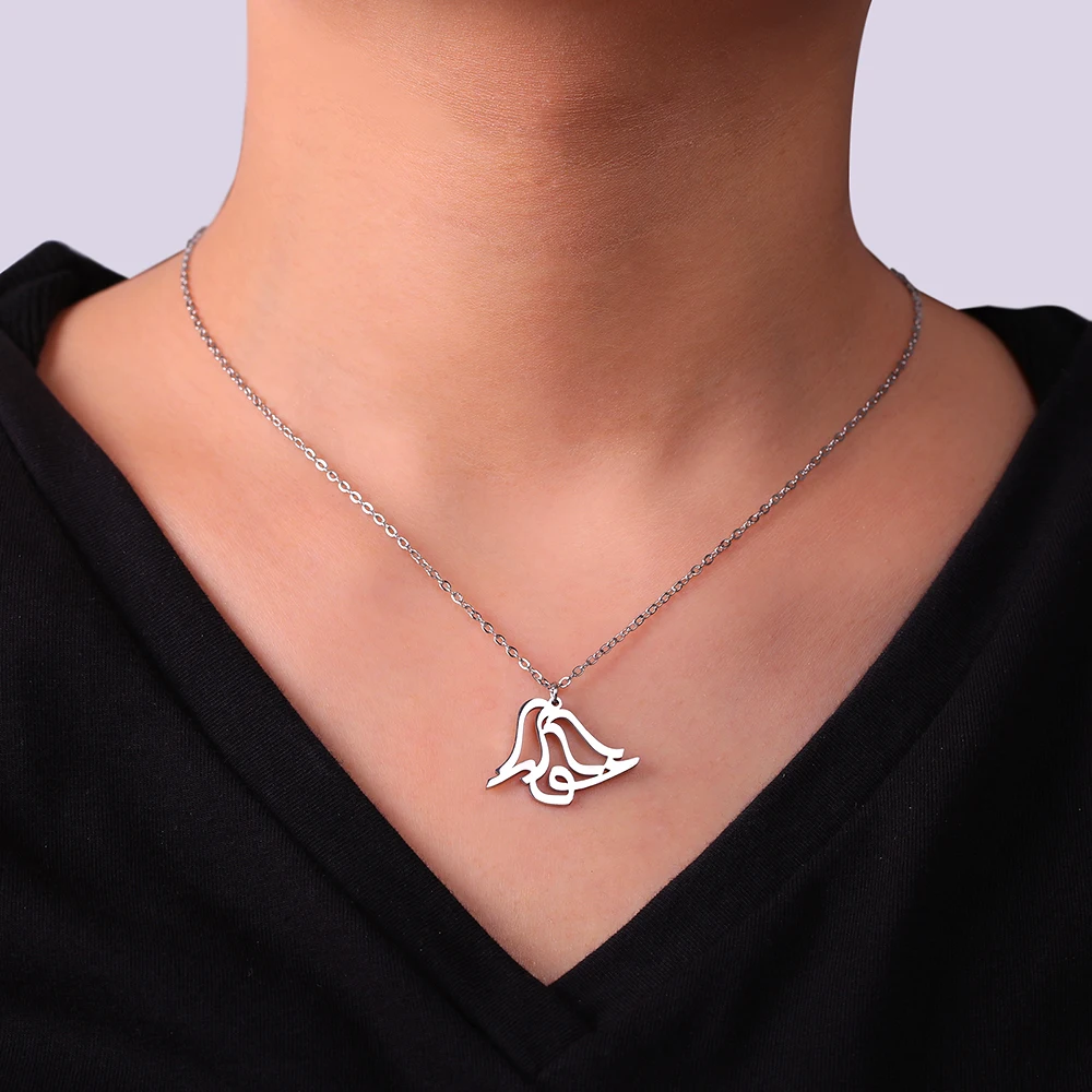 Dawapara Persische iranische Liebe Eshgh Farsi Halskette Persische Kalligraphie Halskette Edelstahl Schmuck Neujahrsgeschenk – Detail 25