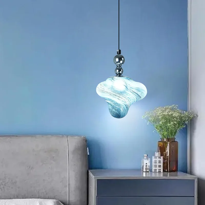 Lifting adjustment starfish small chandelier creative decoration bedroom bedside study light simple