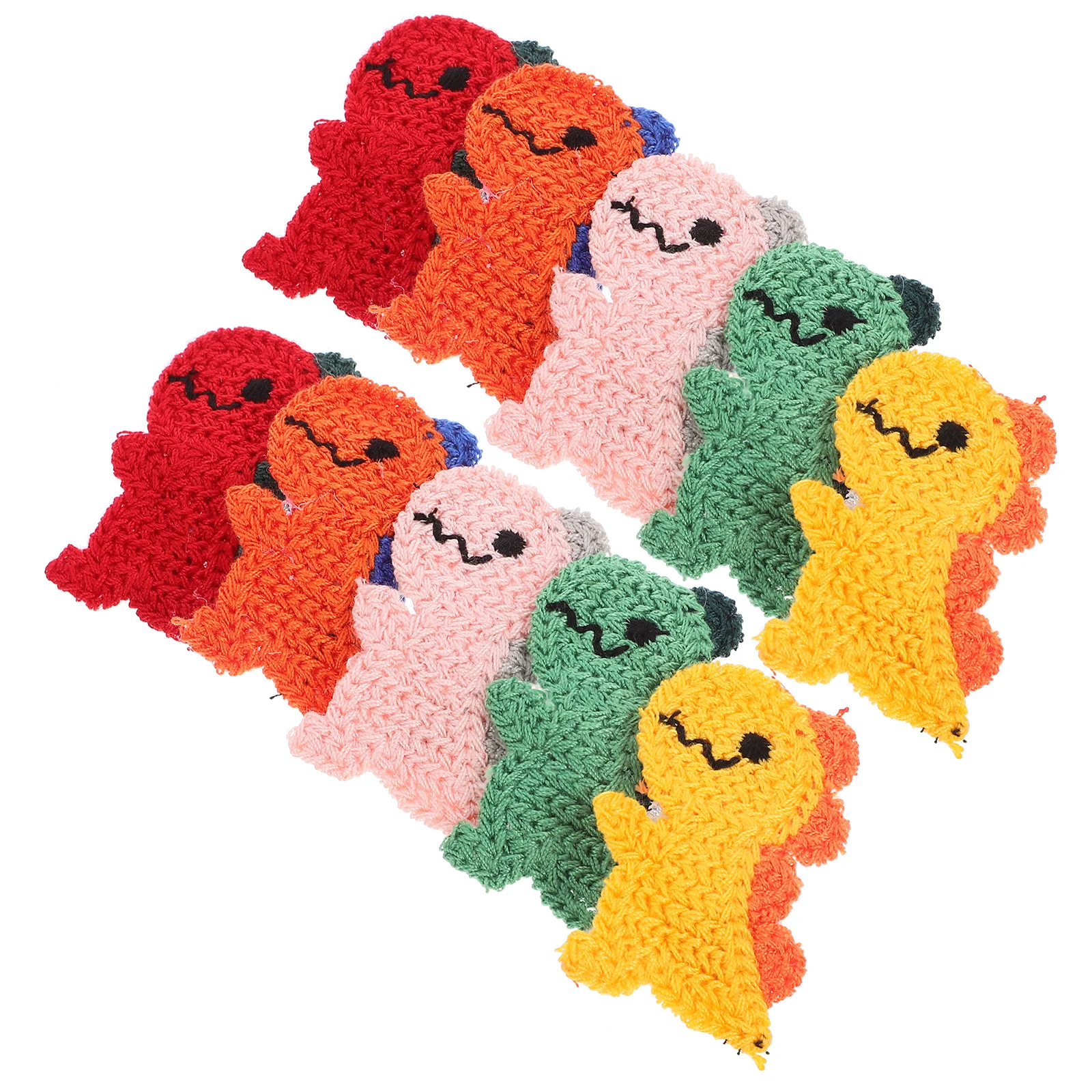 10 قطعة مقاطع الشعر ديناصور مقاطع المفاجئة لطيف للمراهقين الكرتون المشابك إكسسوارات الشعر للحفلات التصميم اليومي