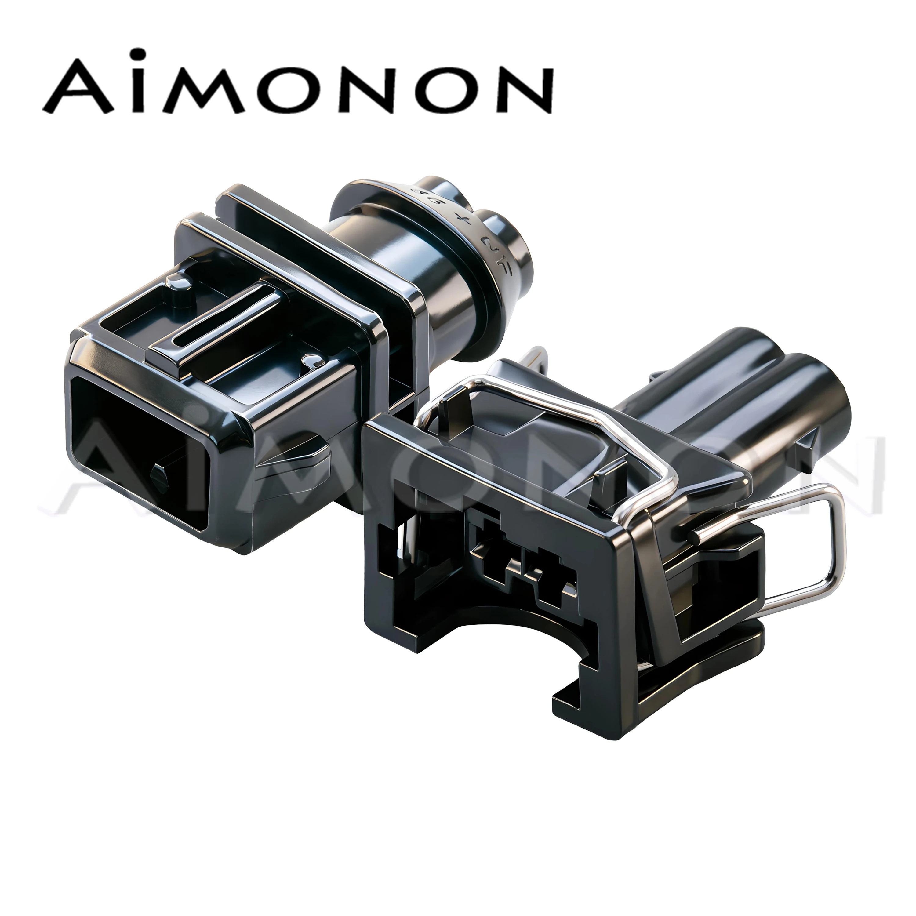 

1 Set 2 Pin Male Female Car Fuel Injector Nozzle Waterproof Connector Plug Socket Housing For VAG 829441-1 106462-1