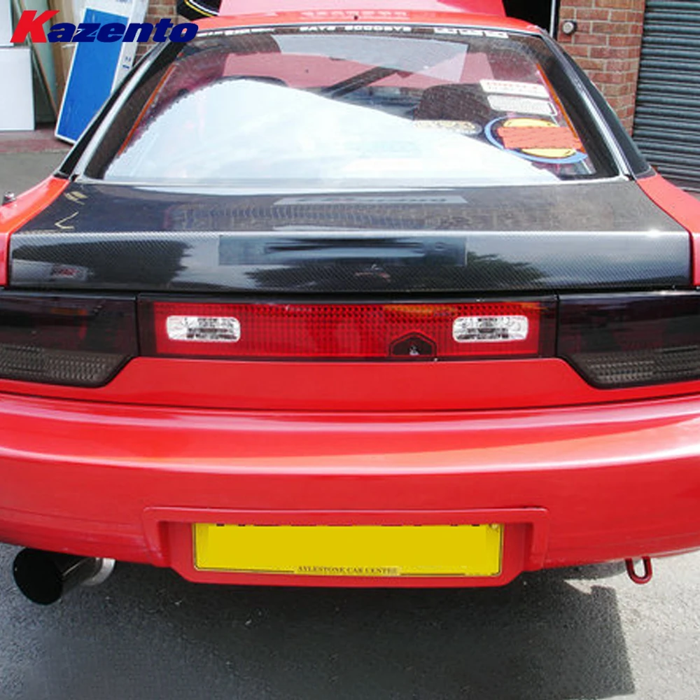 For Nissan Silvia S13 180SX OE Style Carbon Fiber Rear Hatch Tailgate Trunk( Ocean freight is favorable, welcome to inqury)