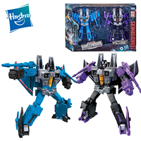 Hasbro Transformers WFC-E29 Earthrise Skywarp & Thundercracker 2-Pack 18cm Voyager Class Action Robot Figure Model BoysToys