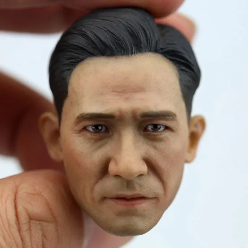 Yip Man Head Carving 1/6 Scale The Grandmaster Tony Leung Head Sculpt for 12in Phicen Tbleague HT Body Action Figure