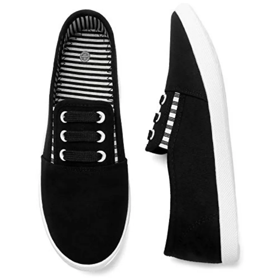 

Women's Canvas Slip On Shoes Sneakers for Women Fashion Comfortable Elastic Sneakers for Women