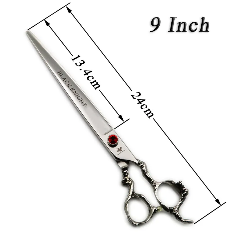 

9 Inch Professional Pet Scissors For Dog Grooming Straight Hair Cutting Shears Japan 440C Dragon handle Style