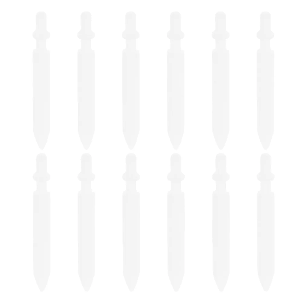 

12 Pcs Open Ring Acrylic Markers Punch-free Door Locks Tips Nylon Office Fastener Patch