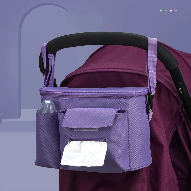 

Stroller Organizer Bags Mummy Large Capacity Diaper Bag Travel Bag Hanging Bag Bottle Holder Pram Diaper Bags