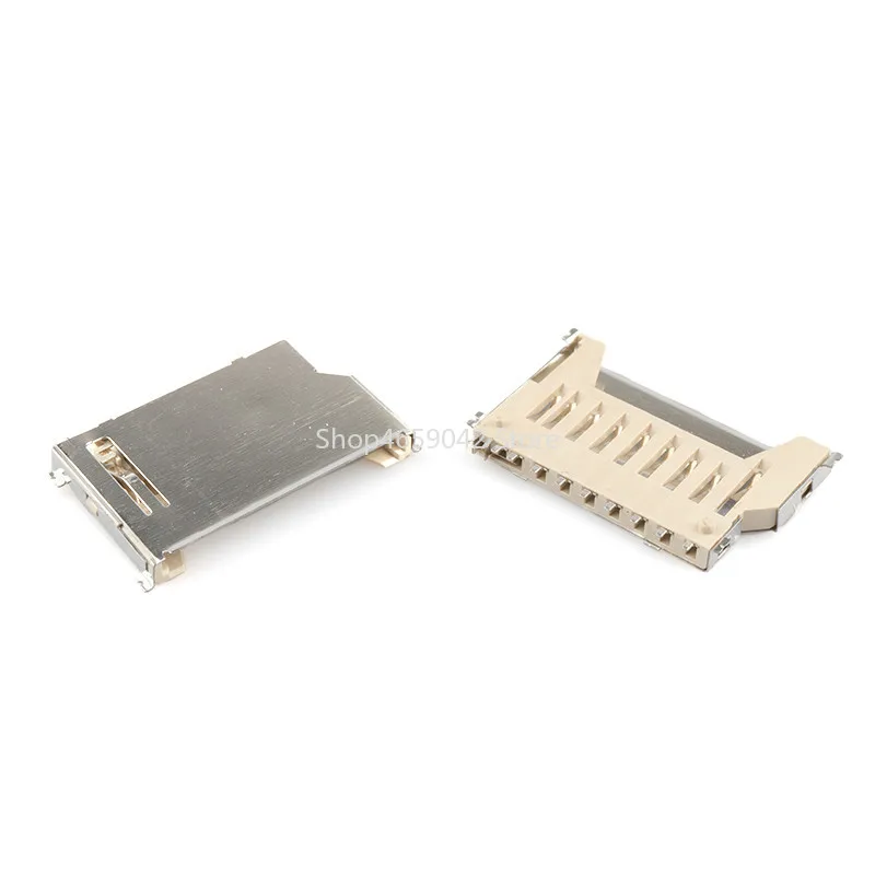 5pcs SD/Mini/TF/SIM/Micro Card Holder Card Slot Card Holder Mobile Phone Memory Card Holder with Self-Elastic Long/Short Body