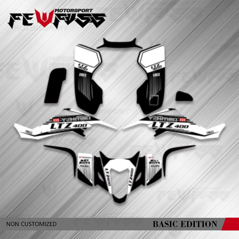 

Fewfuss для Suzuki LTZ400 KFX400 2003, 2004, 2005, 2006, 2007, 20008, полная графика, фоновые наклейки, наборы наклеек