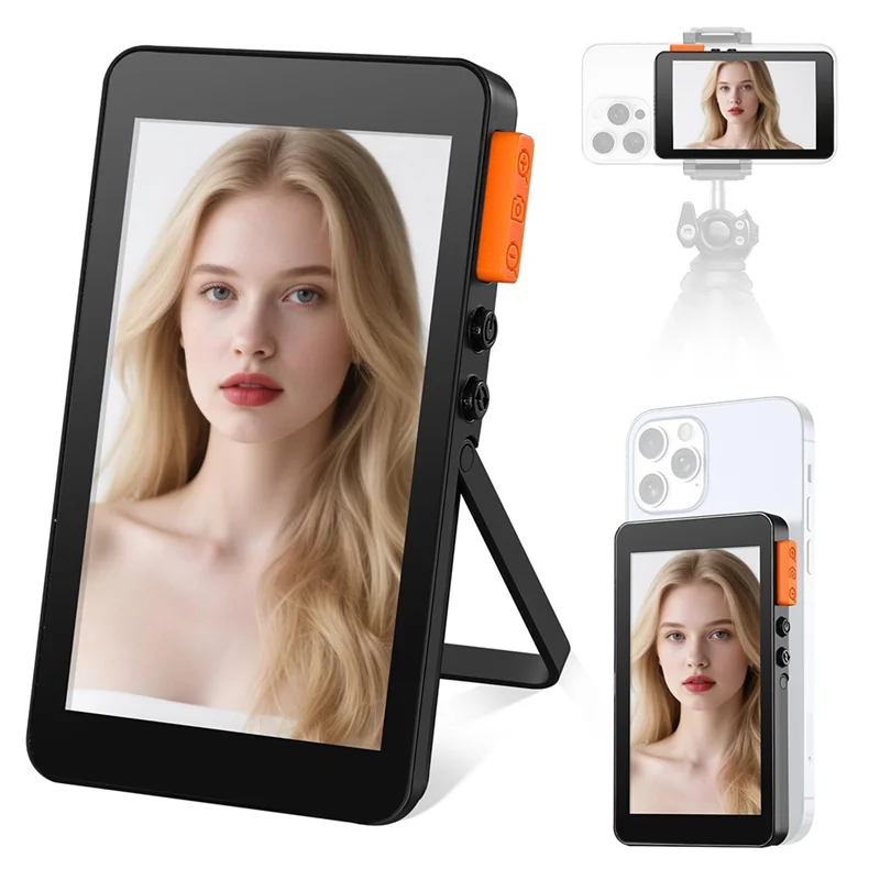 

Ingenious-Magnetic Phone For Selfie Monitor Screen With Integrated Speaker For Vlog Live Streaming Use