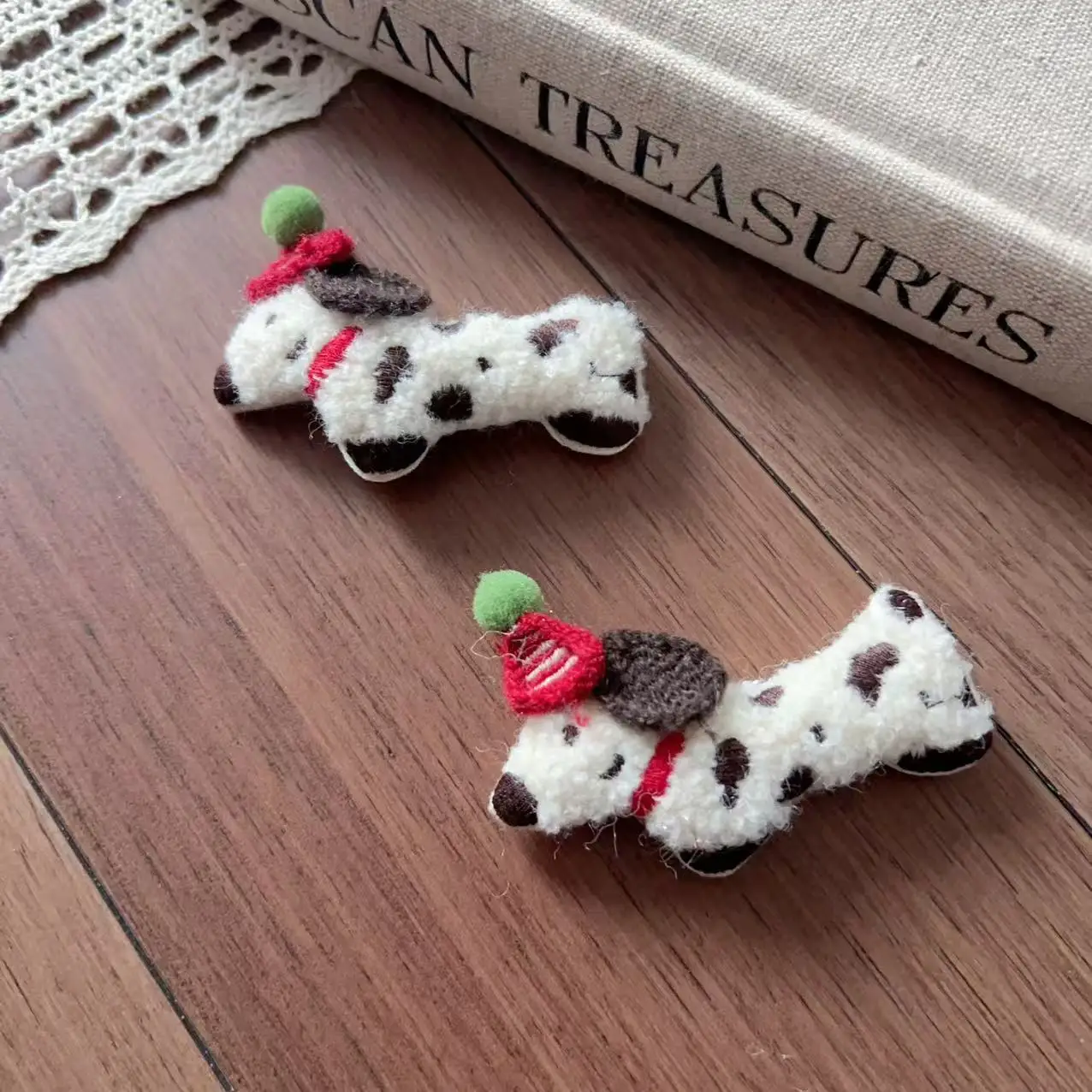 Handmade Denim Dog Hair Tie for Teen Girls Simple Cute Ponytail Ring Elastic Headwear Decoration High Quality