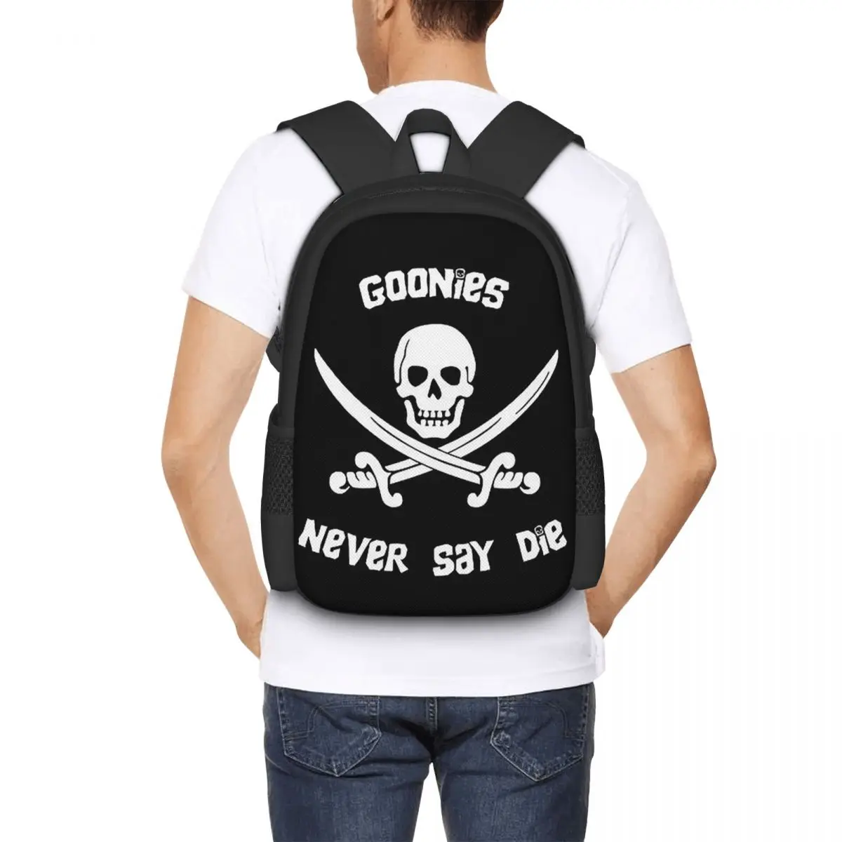 

Рюкзак Goonies Never Say Die для студентов, школьный рюкзак, походный рюкзак для путешествий, модная сумка для книг для мальчиков и девочек, сумки на плечо