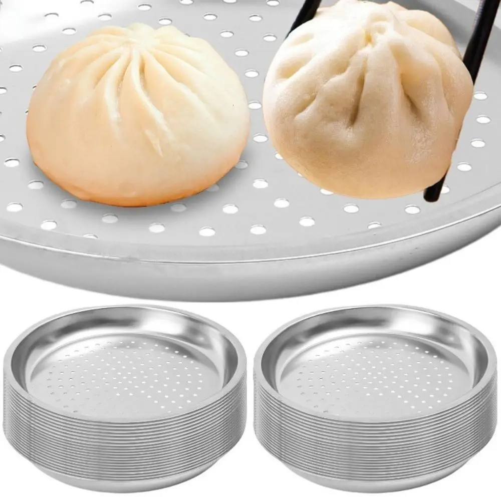 28/30/32/34cm New Dumplings Fish Steaming Tray Stainless Steel Cooking Gadgets Steamer Thickened Steaming Rack