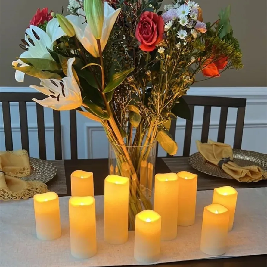 1~10PCS Swing LED Candles Flameless Flickering Light Flameless Candle for Christmas Wedding Decor Birthday Party Supplie  ﻿ image 3