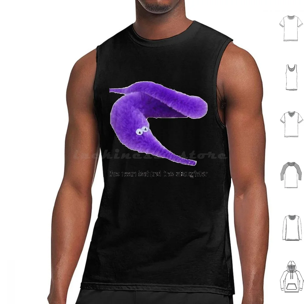 Purple Worm=the Man Behind The Slaughter Tank Tops Vest Sleeveless Purple Worm The Man Behind The Slaughter