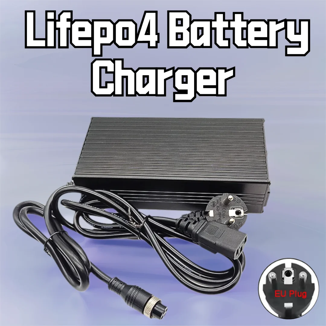 

14.6V 20A Smart Battery Charger for Lifepo4 Lithium 110-220V 4S 12V For iron Lithium Phosphate Battery Pack EU Plug Charger