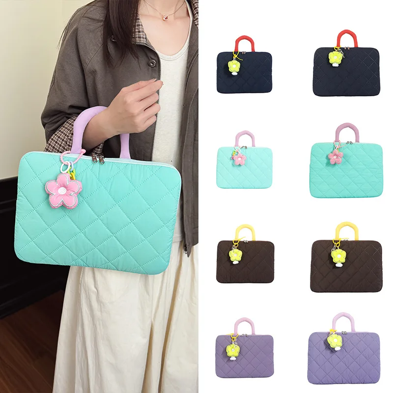 Lightweight Laptop Sleeve 13 14 15 15.6 Inch Commuter Laptop Briefcase Notebook Pouch Case Portable Handbag for Women