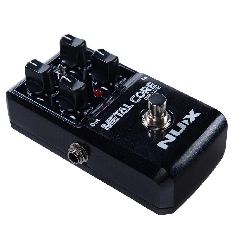 

NUX Distortion Guitar Effect Pedal Metal Core DELUXE 2-Band EQ Tone Lock Preset Function True Bypass Effects Guitar Accessories