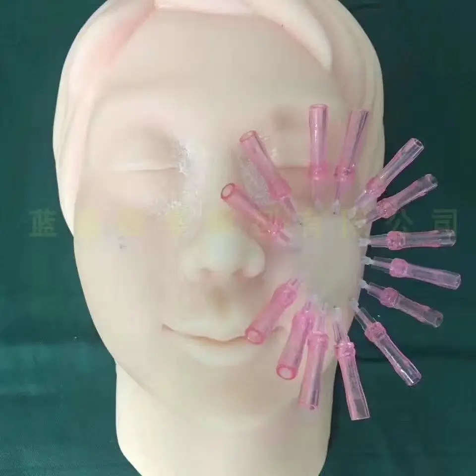 

Микропластиковая форма для головы, медицинская эстетика, шов кожи, иглоукалывание, резьба по нитью, практика инъекций, модель лица, красота