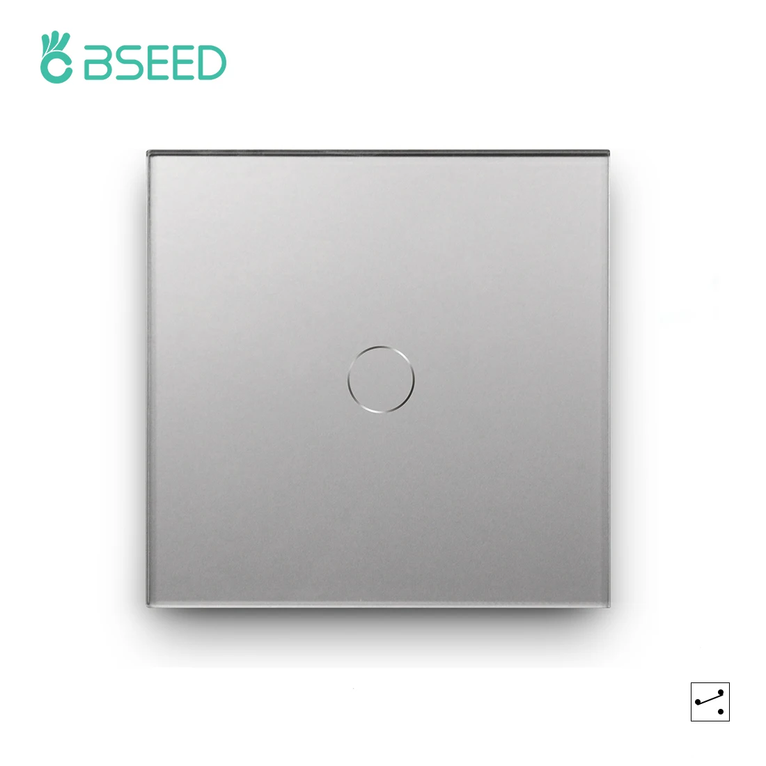 BSEED 1/2/3Gang Smart Zigbee Touch Light Switch 2-Way Control Compatible with Alexa/Google Home No Neutral Wire Touch Switch image 3