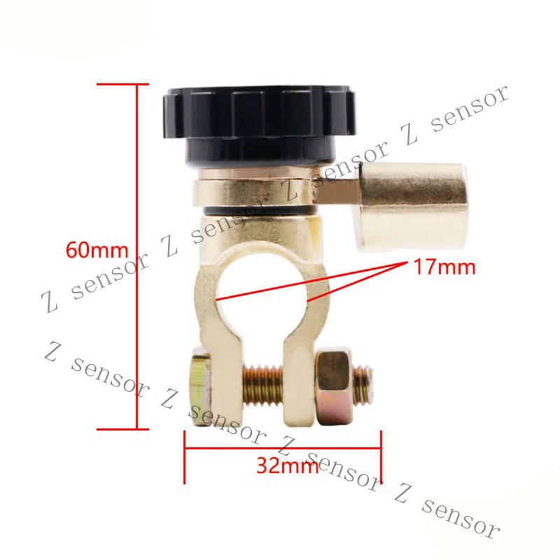 Car Battery Link Terminal Quick Cut off Disconnect Master Kill Shut Switch Kit
