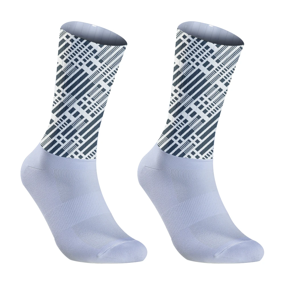 Socks Bicycle Bike Sport Running Anti Slip Silicone Summer Aero Socks Cycling Socks 2024 New