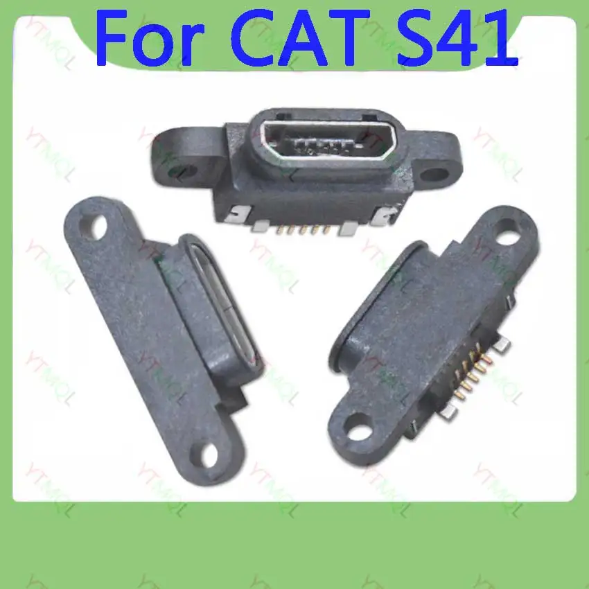 1-10Pcs Micro USB Charge Charging Jack Connector Socket Jack Replacement Repair For CAT S41 S60 Port Replacement