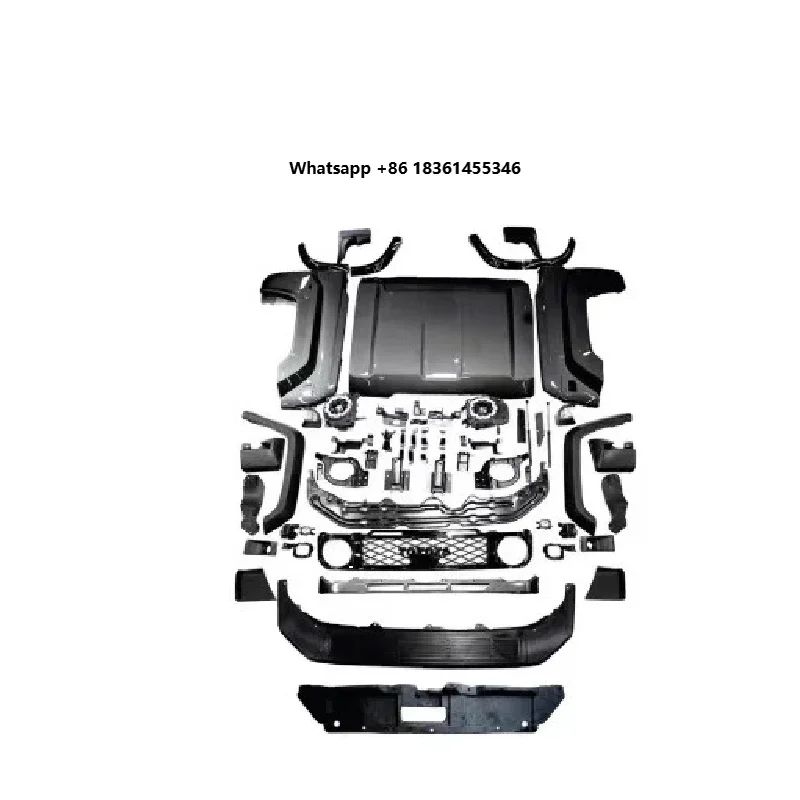 

For Land Cruiser LC76 Car Parts 2010-2020 Upgrade to Latest 2024 Style Bodykit Body Kit Sets with Headlamp Plug and Play
