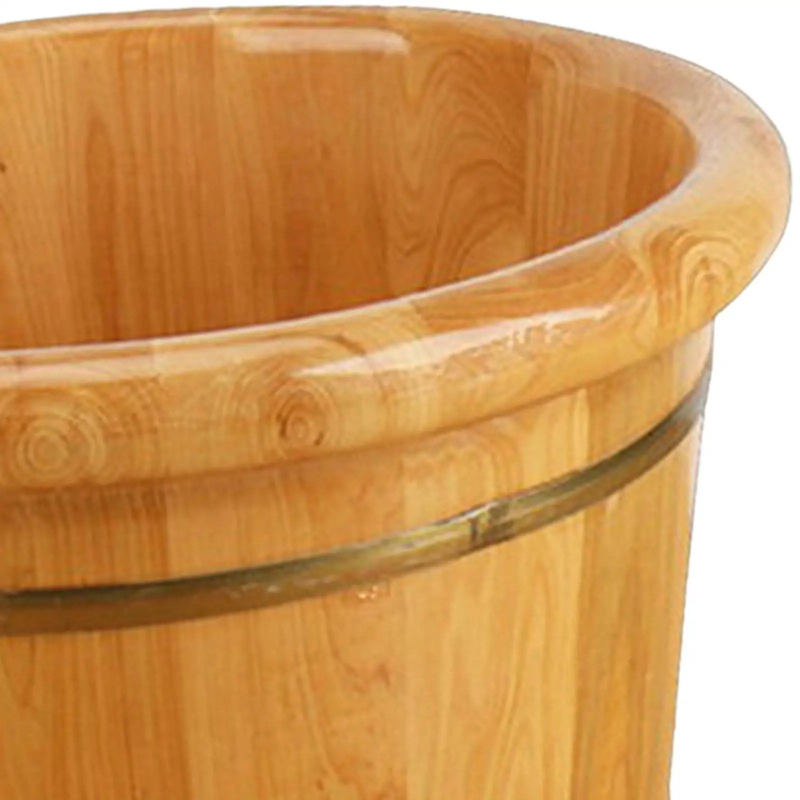 Foot Bath Barrel, Foot Wash Bucket, Wooden Basin, Sauna, Soaking Basin for