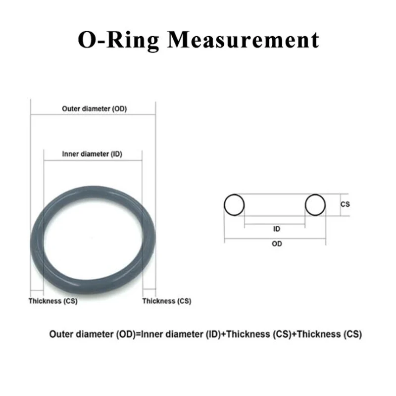 100 PCS NBR rubber O ring O-ring Seal Rubber Gaskets CS 3.5mm x OD 10 11 12 13 14 15 16 17 18 19 20 21 22 23 24 25 26 27 30mm